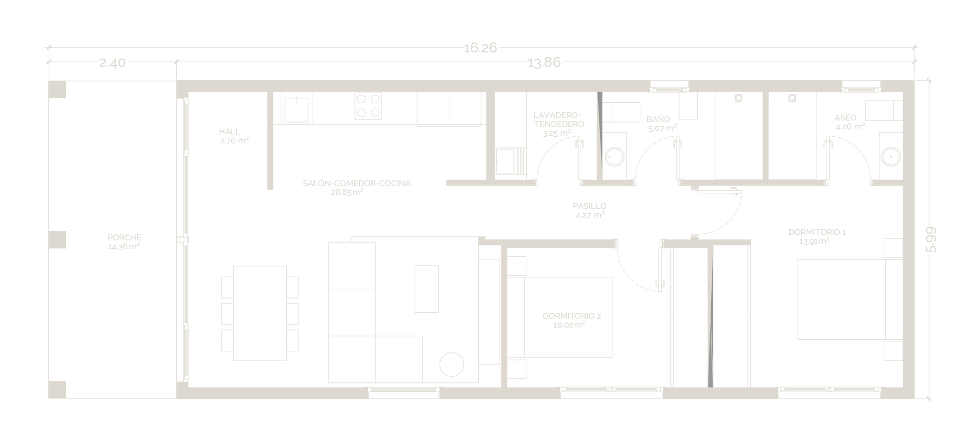Modelo 100 m2 by Casas Cube — image 3