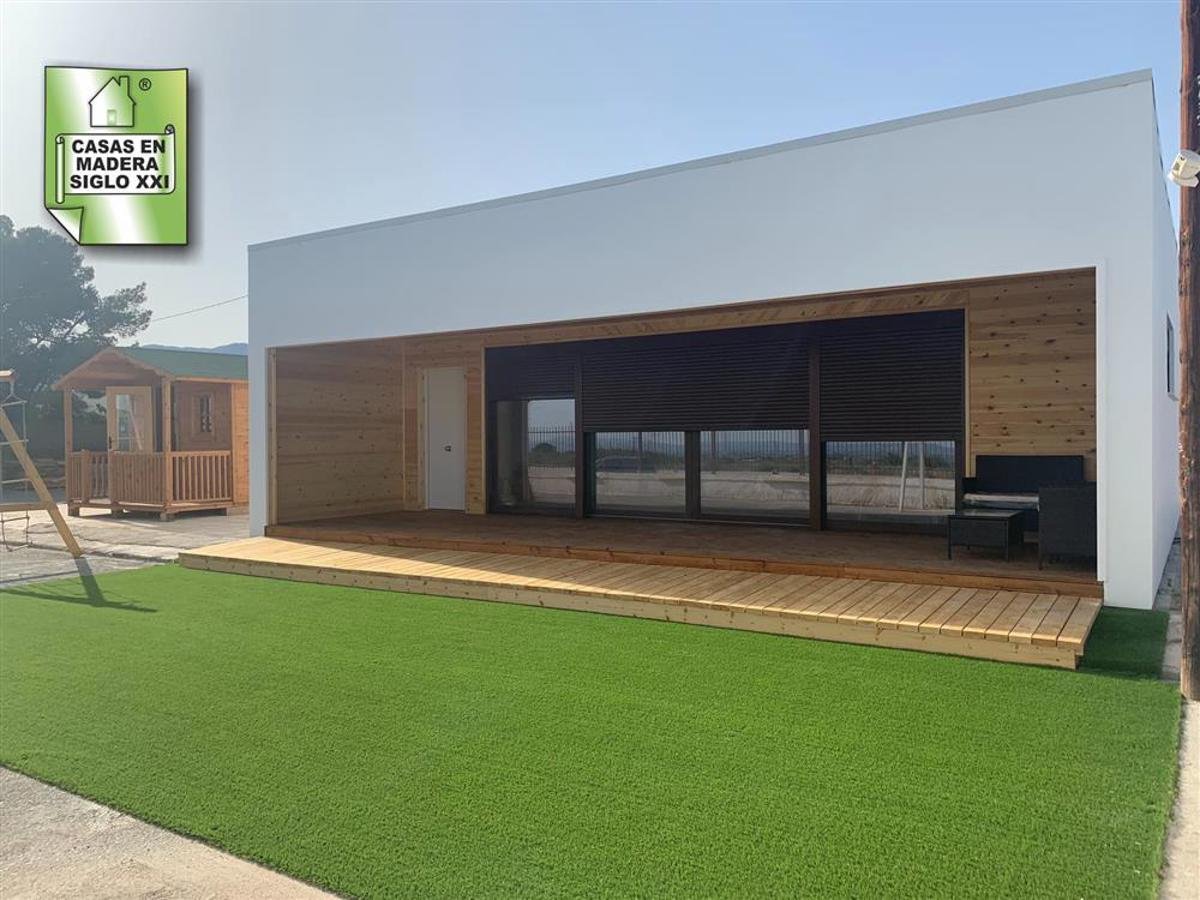 Cubo 4 de Casas en Madera Siglo XXI