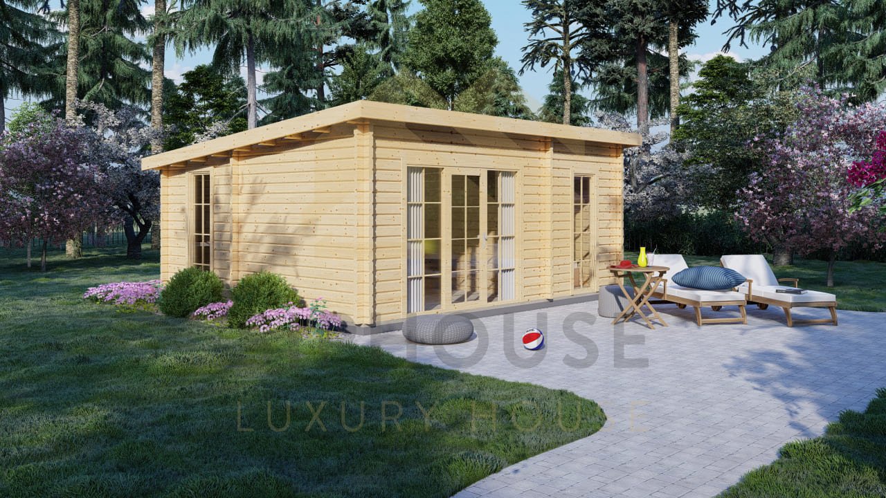 Cabaña De Madera Edinburgh, 26 m² by Casitas Prefabricadas — image 3