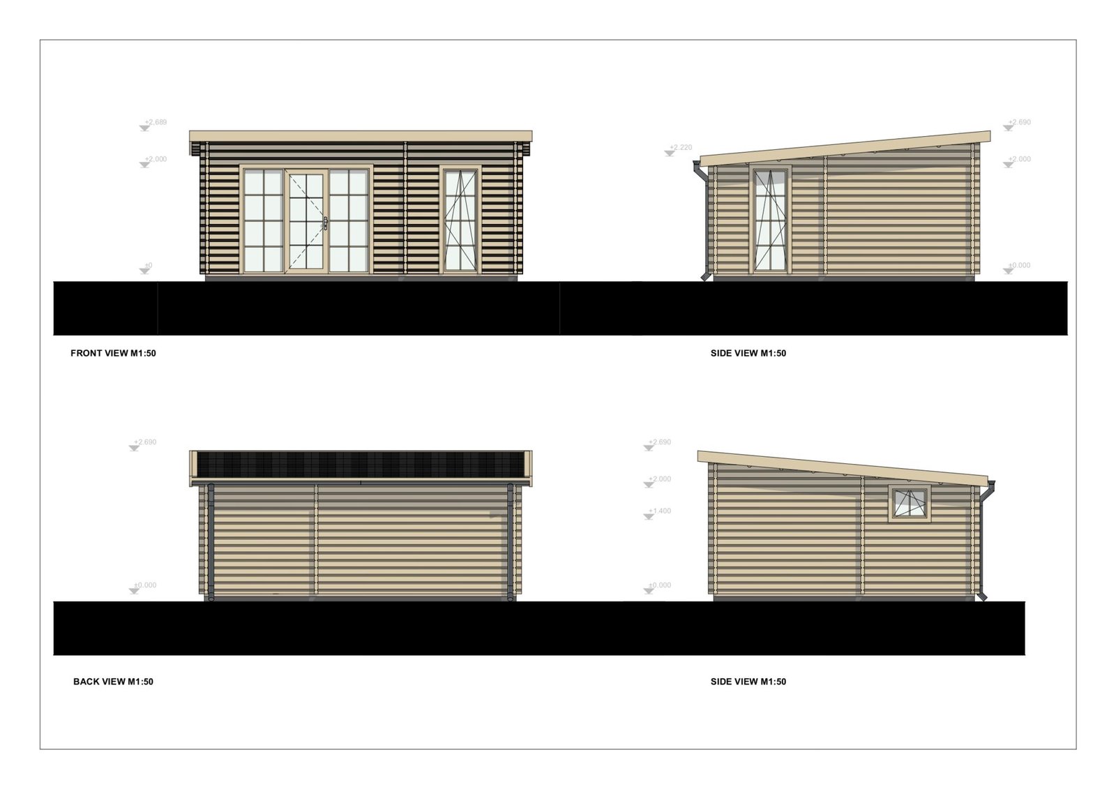 Cabaña De Madera Edinburgh, 26 m² by Casitas Prefabricadas — image 6