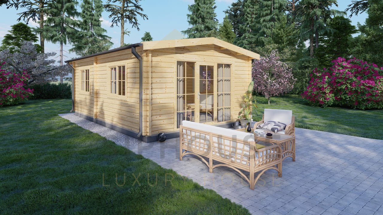 Cabaña De Madera Ellington, 26 m² by Casitas Prefabricadas — image 2