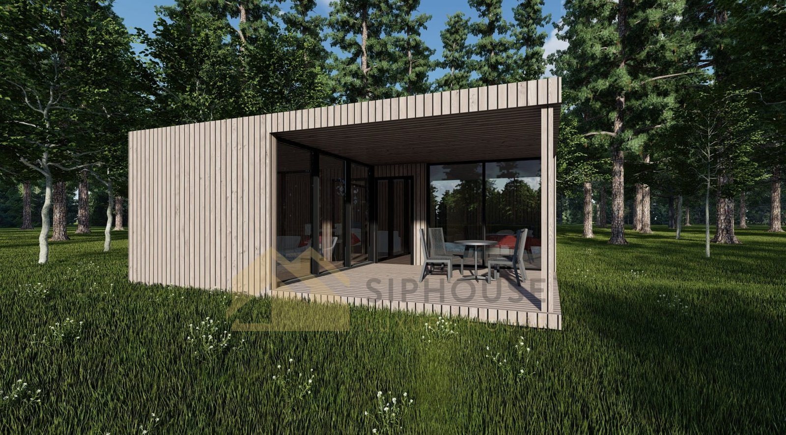Casa Contenedor Liverpool, 60 m² by Casitas Prefabricadas — image 1