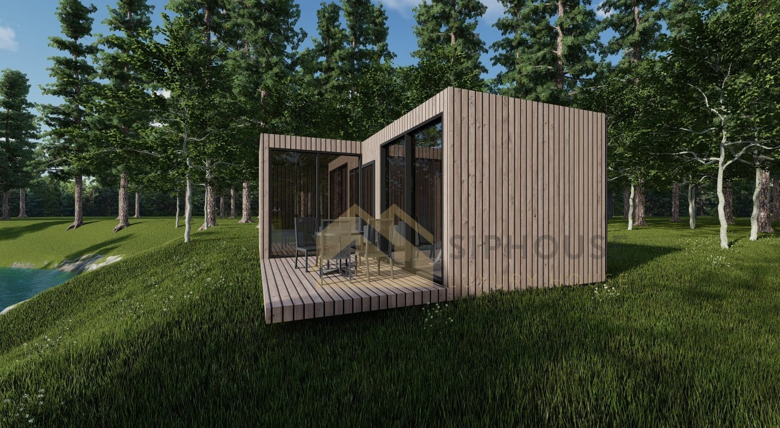 Casa Contenedor Ljubljana, 40 m² by Casitas Prefabricadas — image 1