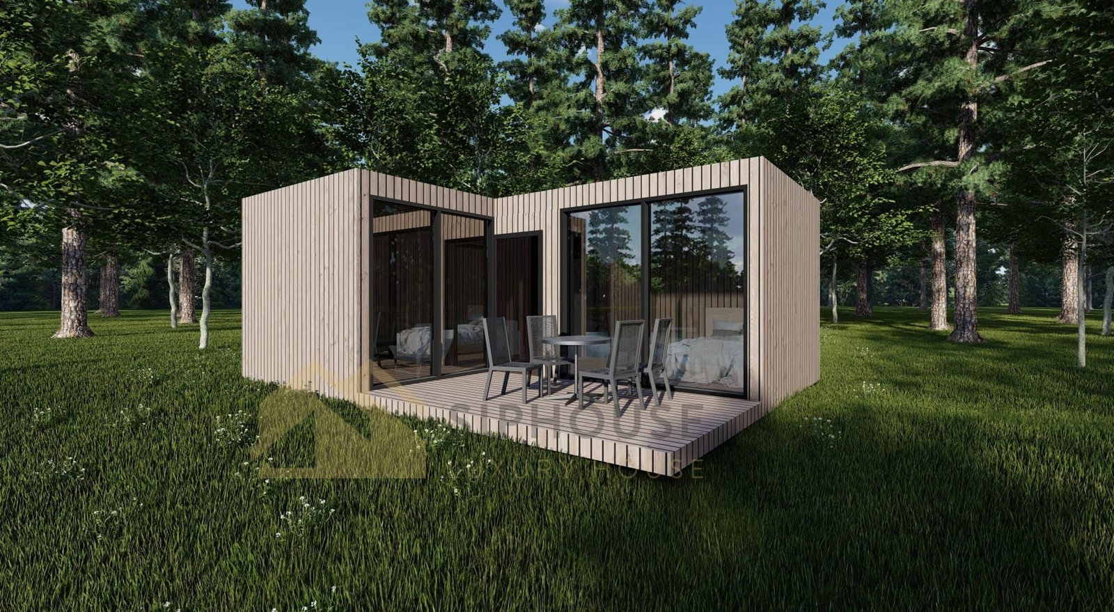 Casa Contenedor Ljubljana, 40 m² by Casitas Prefabricadas — image 2