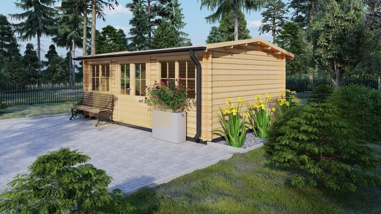Casa De Jardin De Madera Fredrikstad, 24 m² by Casitas Prefabricadas — image 3