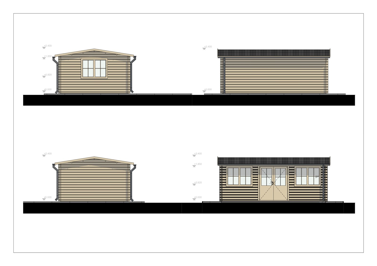 Casa De Jardin De Madera Fredrikstad, 24 m² by Casitas Prefabricadas — image 5