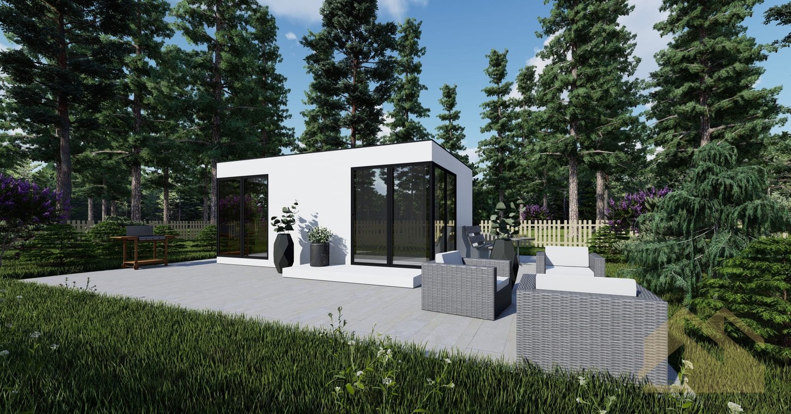 Casa De Lujo SIP MgO Alicante, 21 m² by Casitas Prefabricadas — image 1