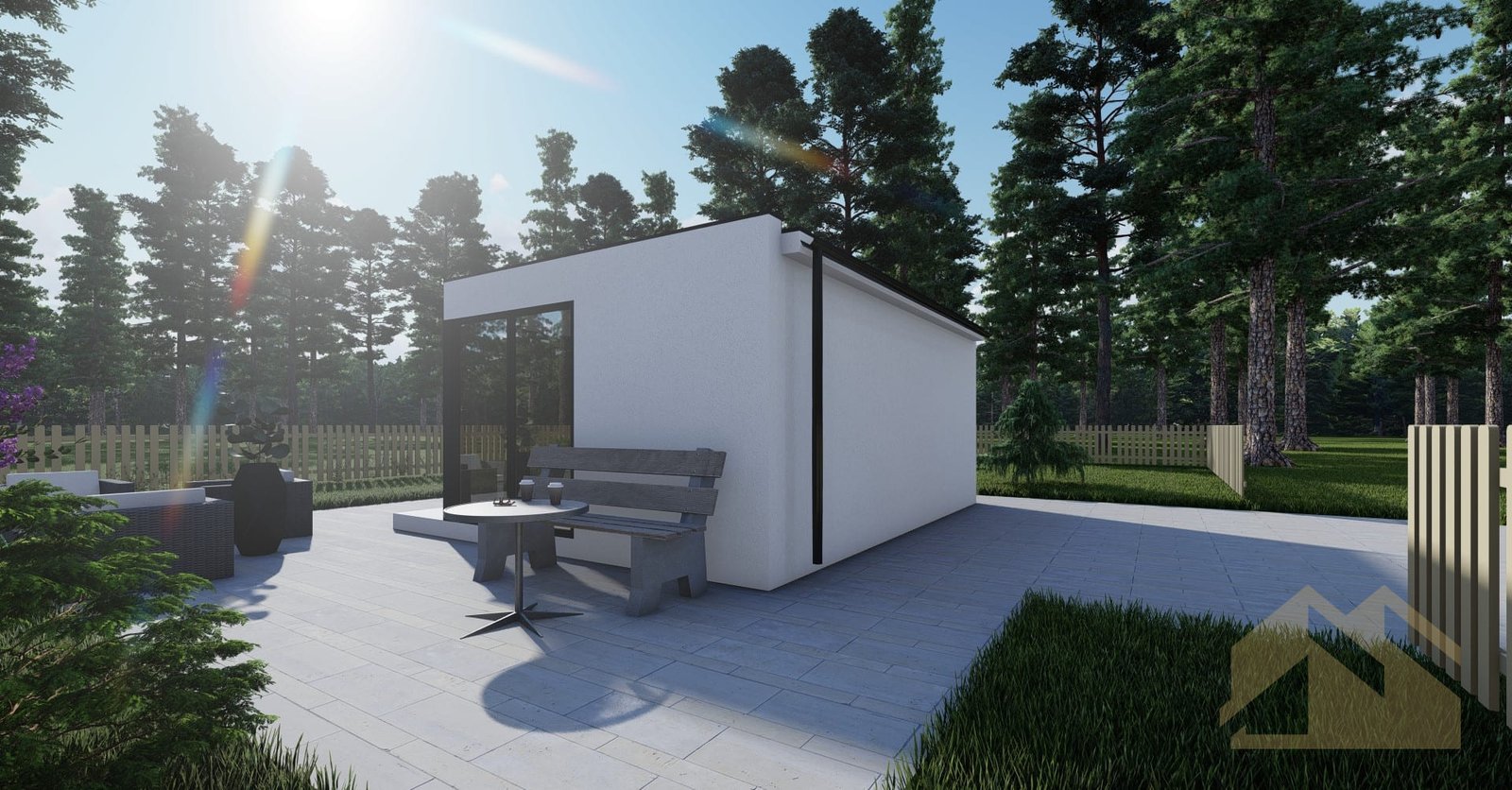 Casa De Lujo SIP MgO Alicante, 21 m² by Casitas Prefabricadas — image 3