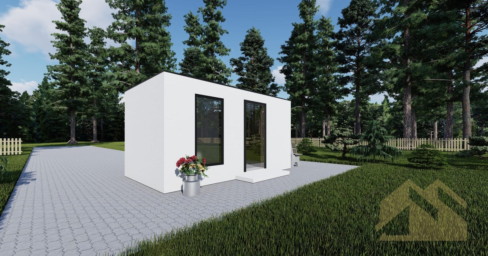 Casa De Lujo SIP MgO Hamam, 12 m² by Casitas Prefabricadas — image 1