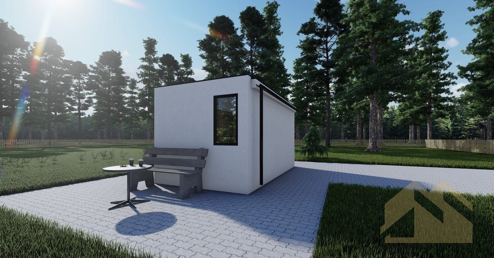 Casa De Lujo SIP MgO Hamam, 12 m² by Casitas Prefabricadas — image 4