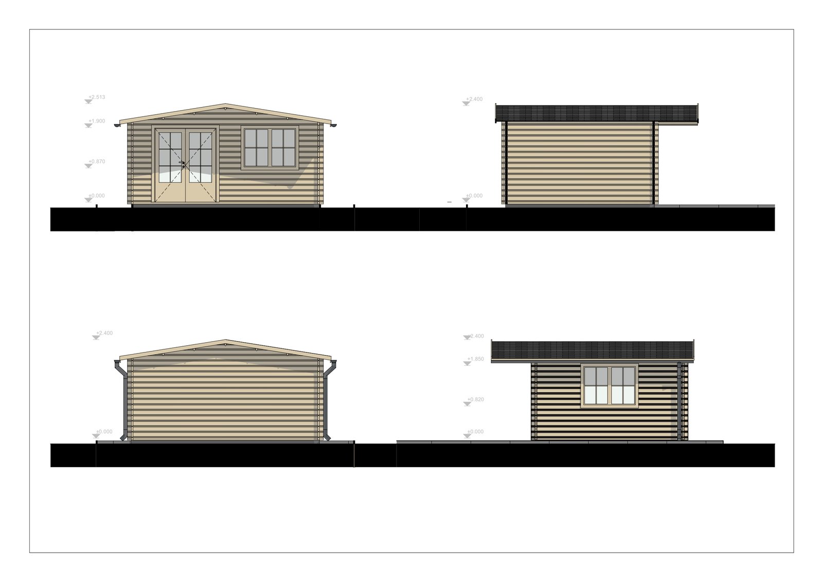 Casa De Madera Drammen, 20 m² by Casitas Prefabricadas — image 5