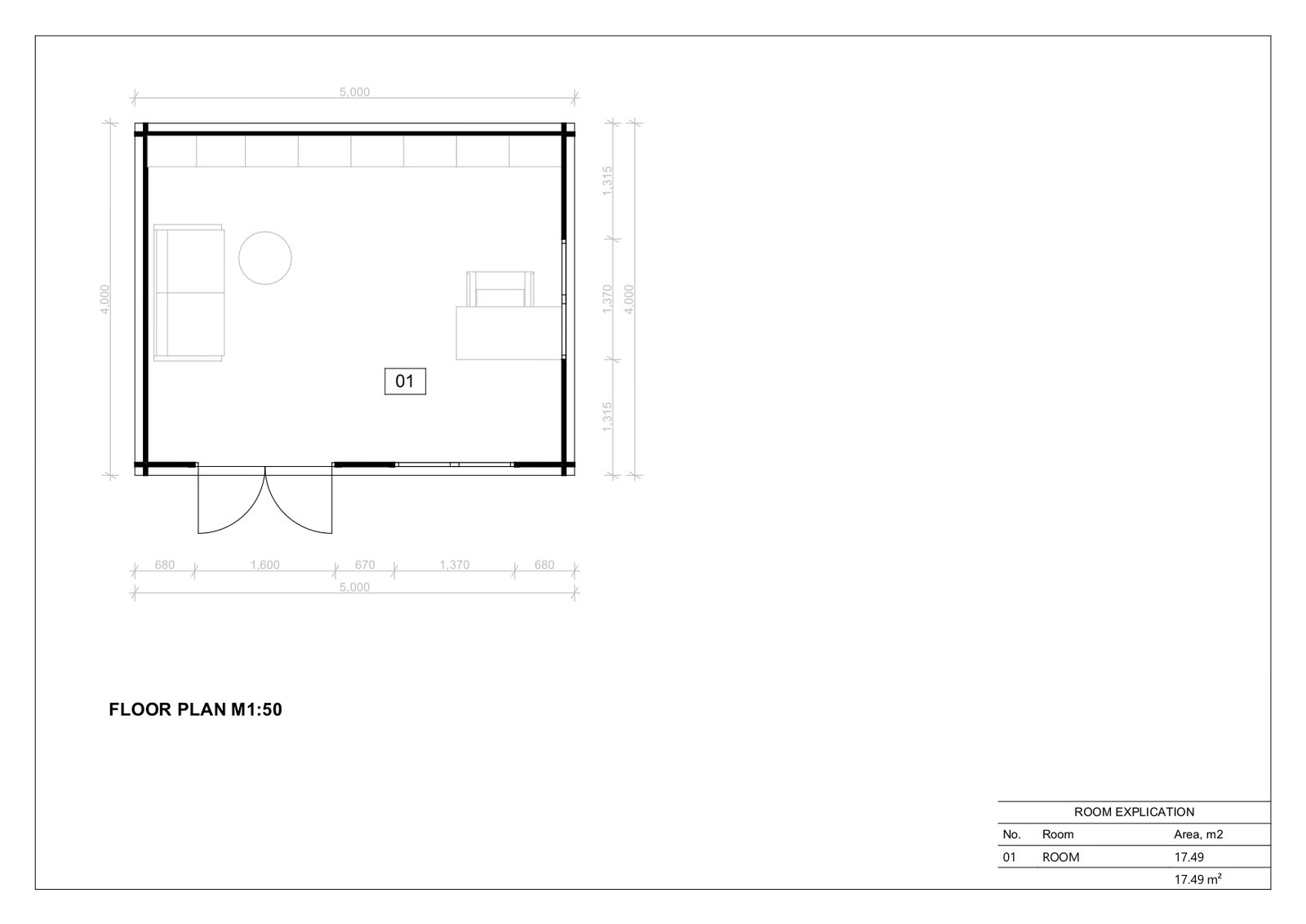 Casa De Madera Drammen, 20 m² by Casitas Prefabricadas — image 6