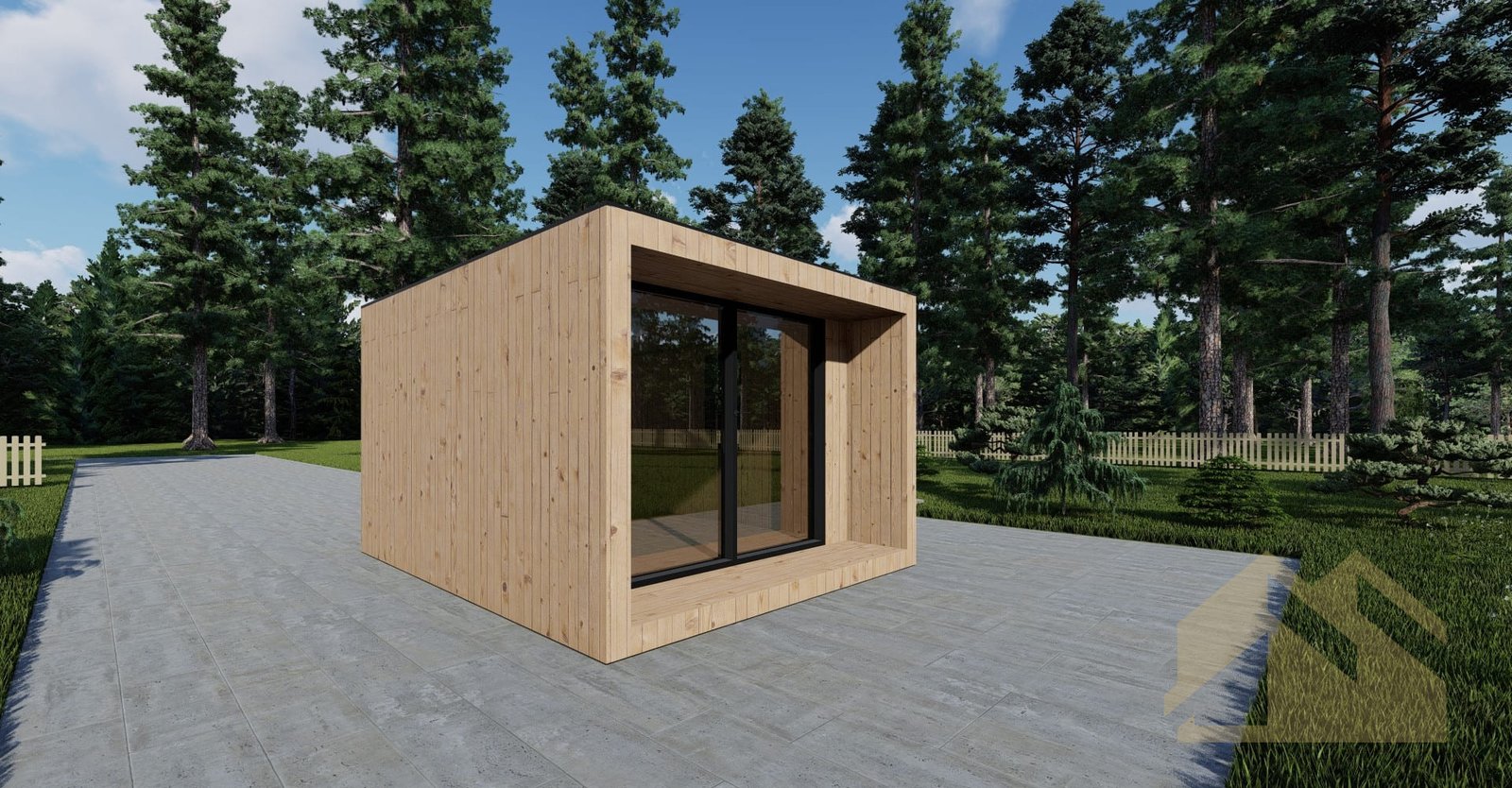 Casa Prefabricada De Madera SIP Abuja, 15 m² by Casitas Prefabricadas — image 2