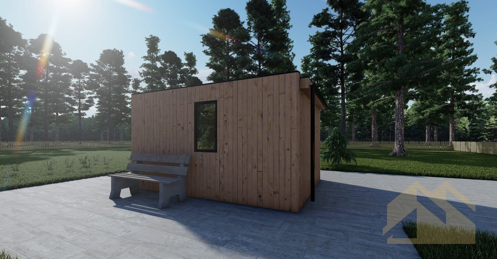 Casa Prefabricada De Madera SIP Abuja, 15 m² by Casitas Prefabricadas — image 3