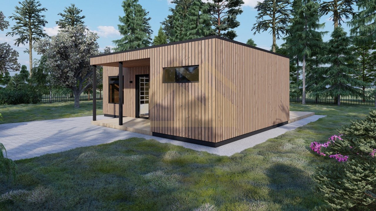 Casa Prefabricada De Madera SIP Copenhagen, 79 m² by Casitas Prefabricadas — image 2