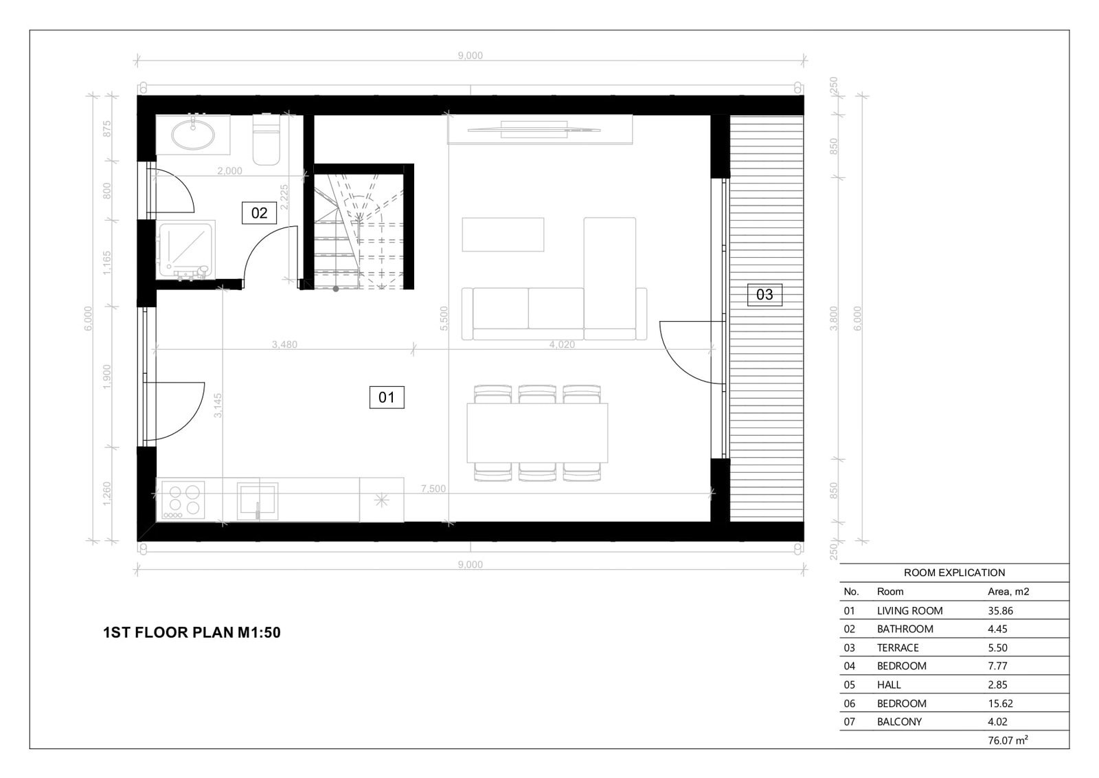 Casa Prefabricada Moderna Tunis, 76 m² by Casitas Prefabricadas — image 6