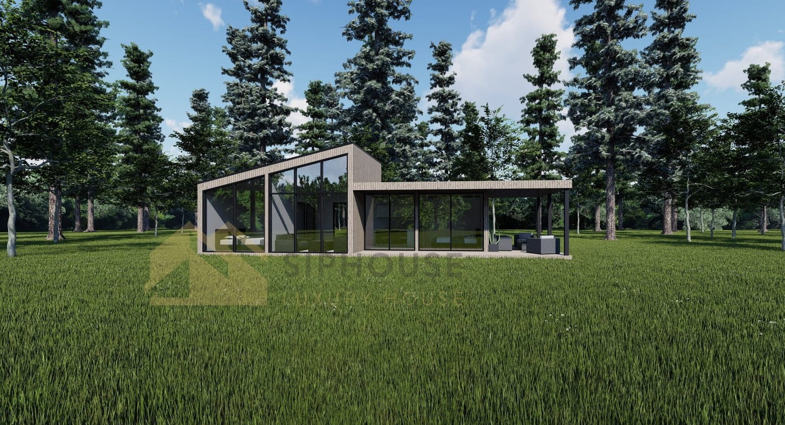 Casa Prefabricada Moderna Vilnius, 69 m² by Casitas Prefabricadas — image 2