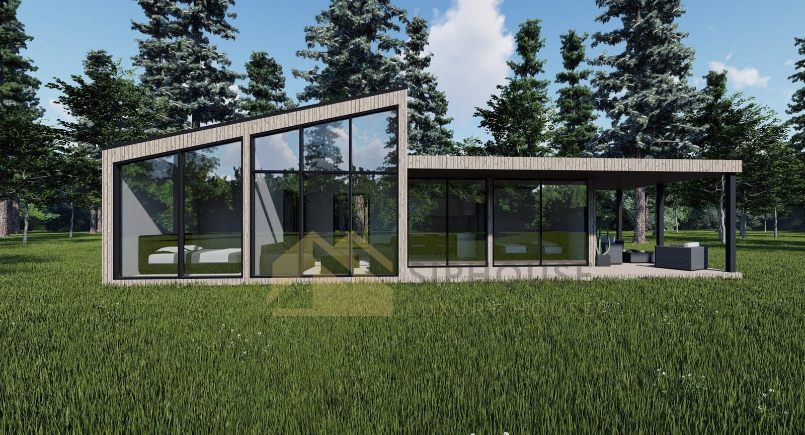 Casa Prefabricada Moderna Vilnius, 69 m² by Casitas Prefabricadas — image 4