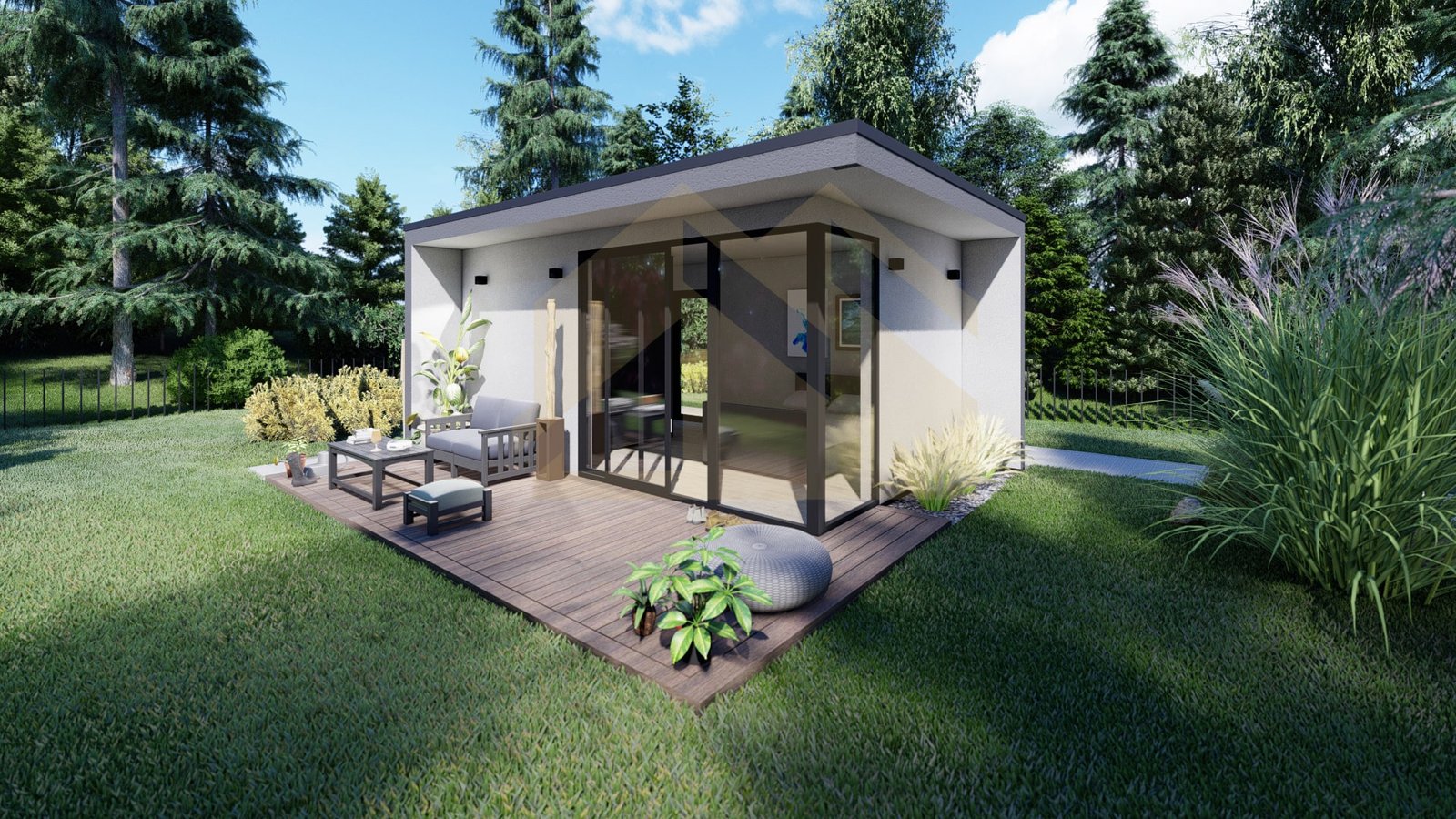 Casita Prefabricada SIP MgO Broxburn, 27 m² by Casitas Prefabricadas — image 1