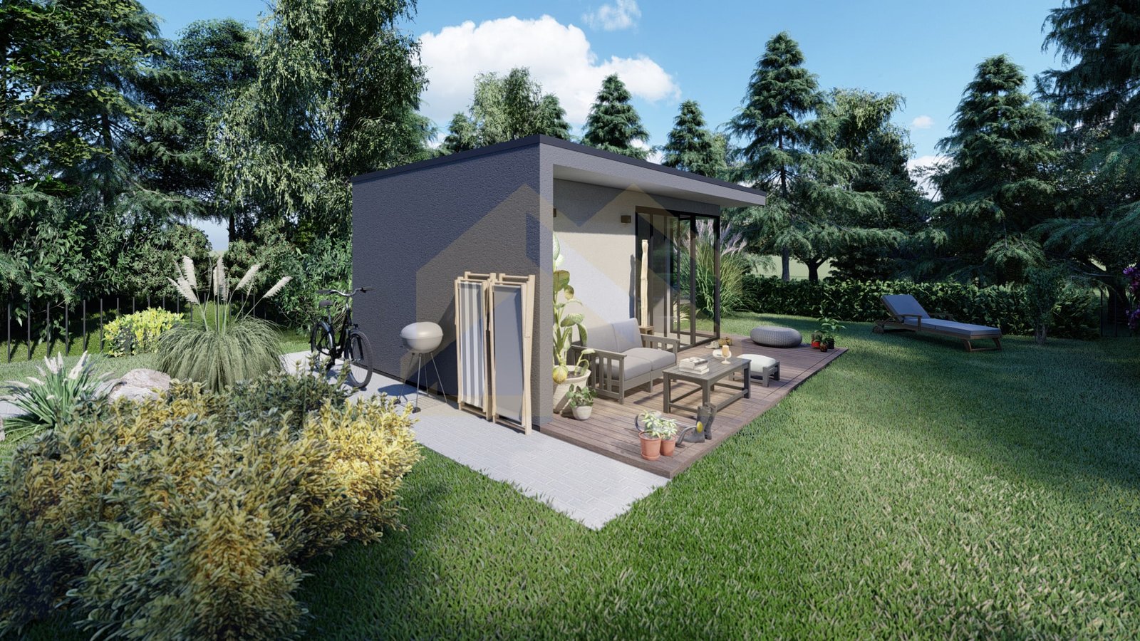 Casita Prefabricada SIP MgO Broxburn, 27 m² by Casitas Prefabricadas — image 3