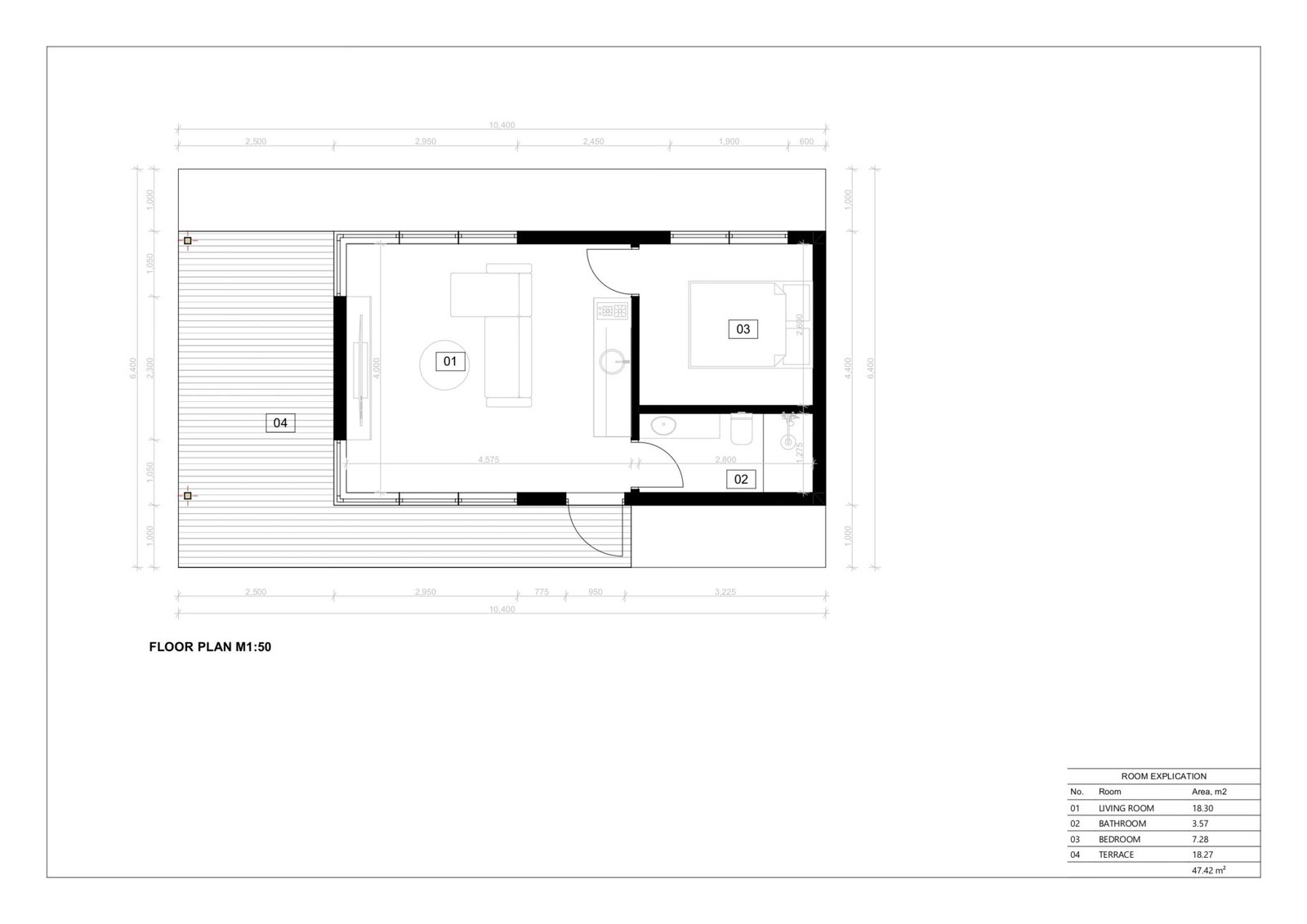 Casita Prefabricada SIP MgO Powburn by Casitas Prefabricadas — image 6
