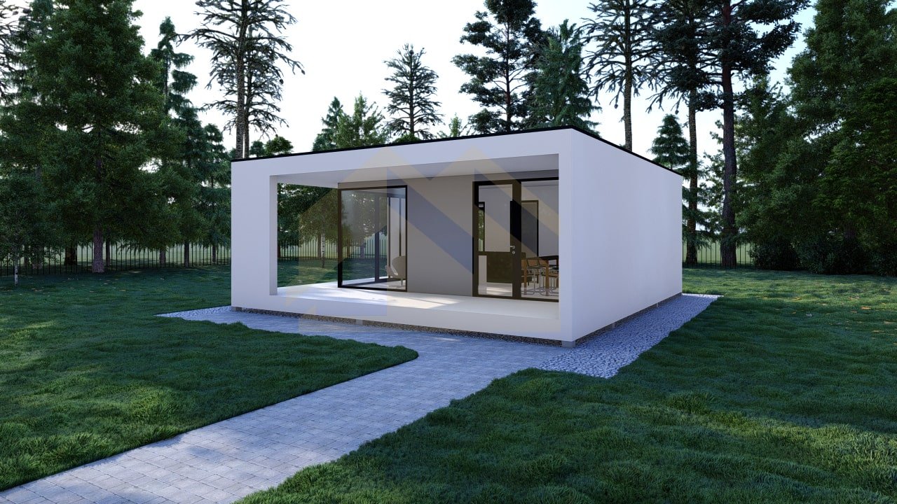 Casita Prefabricada SIP MgO Wooler, 56 m² by Casitas Prefabricadas — image 1