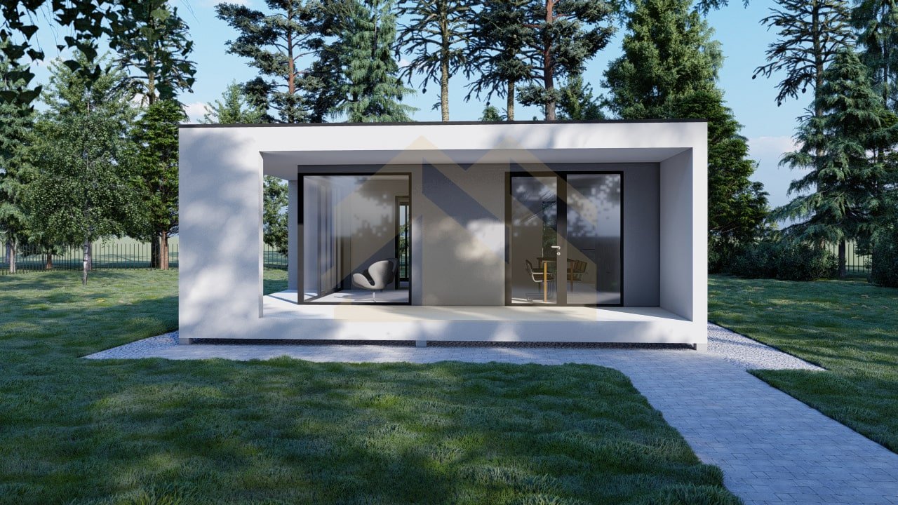 Casita Prefabricada SIP MgO Wooler, 56 m² by Casitas Prefabricadas — image 2