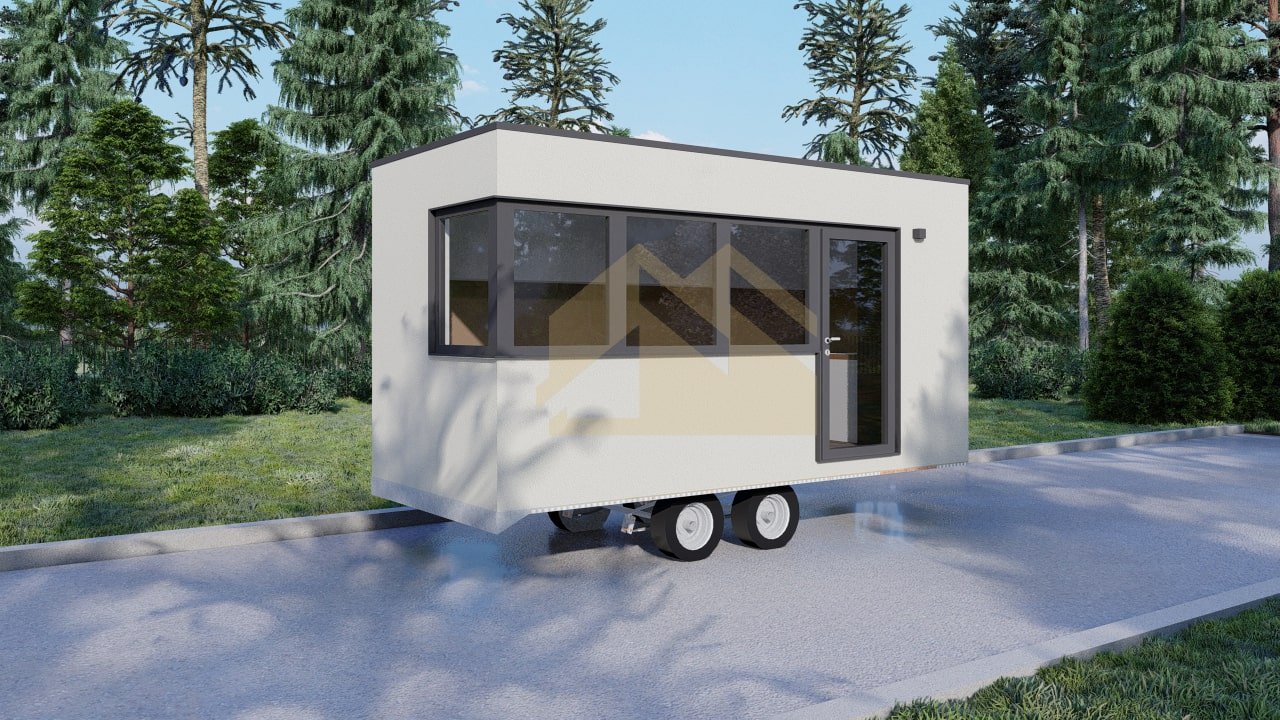 Mobil Home Aislada Matera, 9 m² by Casitas Prefabricadas — image 1