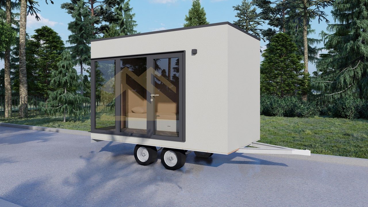 Mobil Home Aislada Termoli, 7 m² by Casitas Prefabricadas — image 4