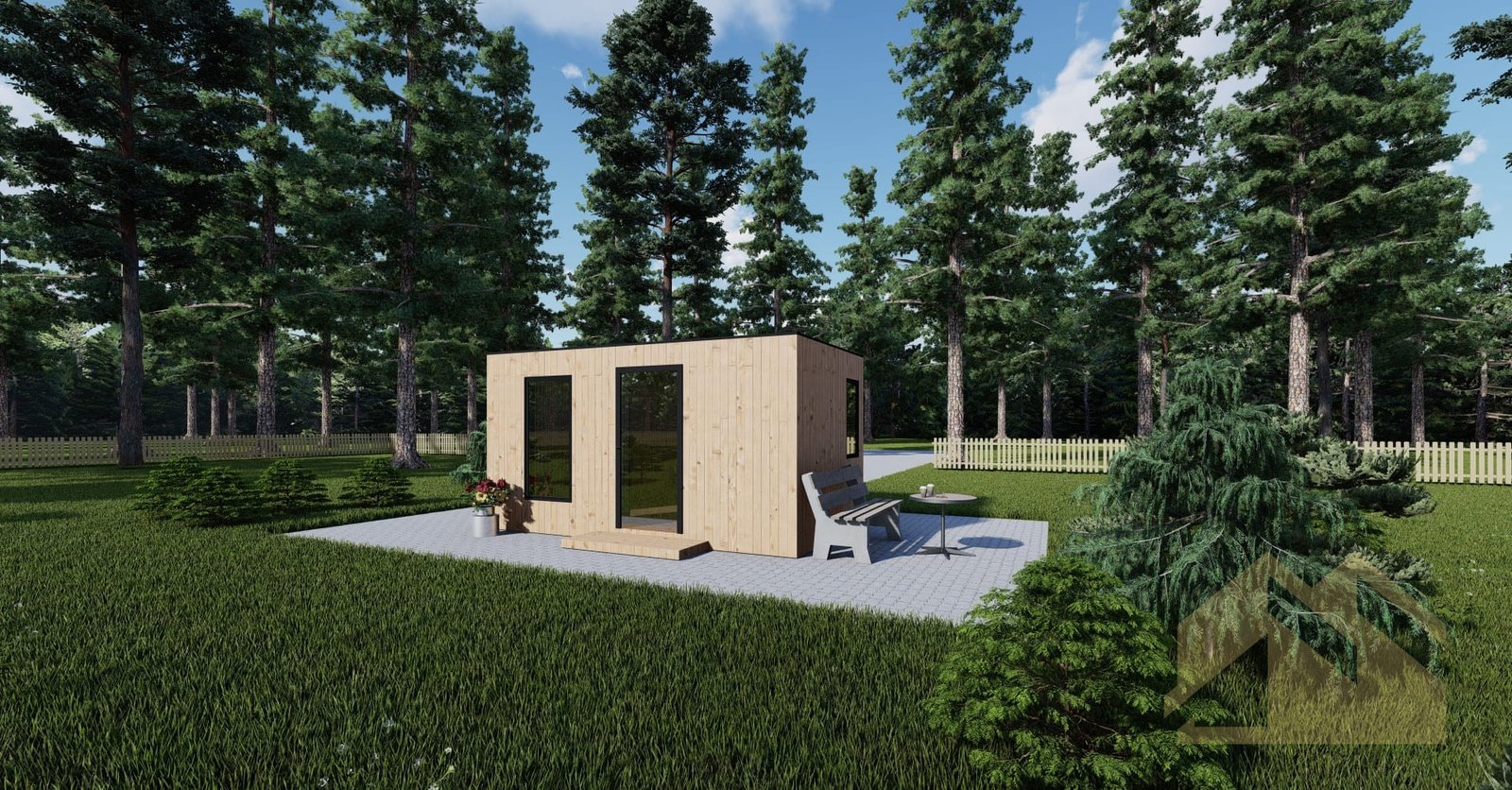 Mobil Home SIP Amman, 12 m² by Casitas Prefabricadas — image 1