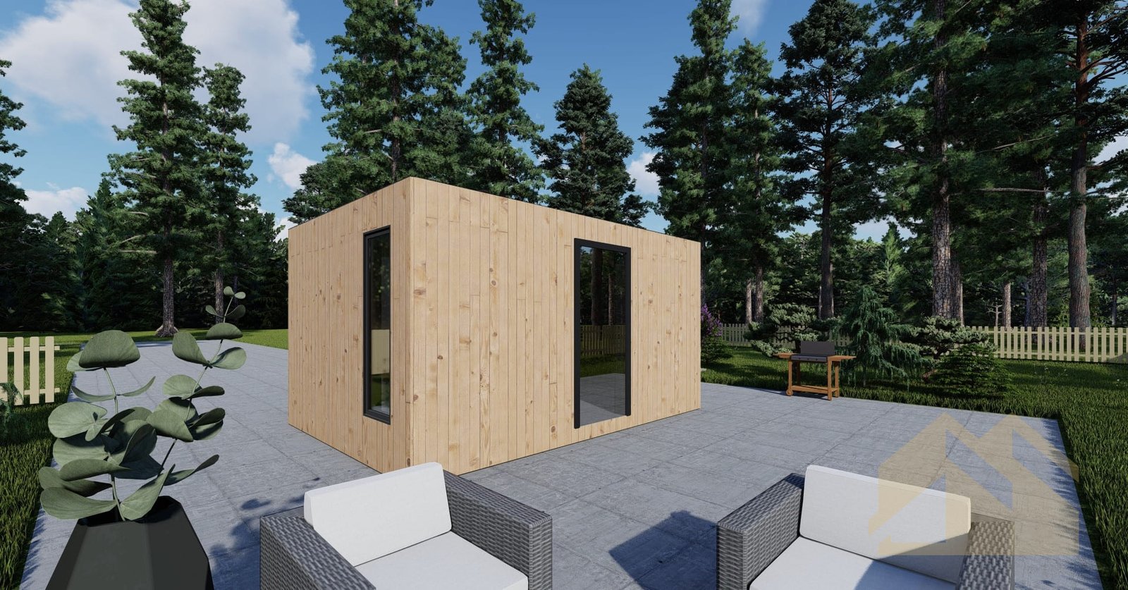 Mobil Home SIP Otava, 15 m² by Casitas Prefabricadas — image 2