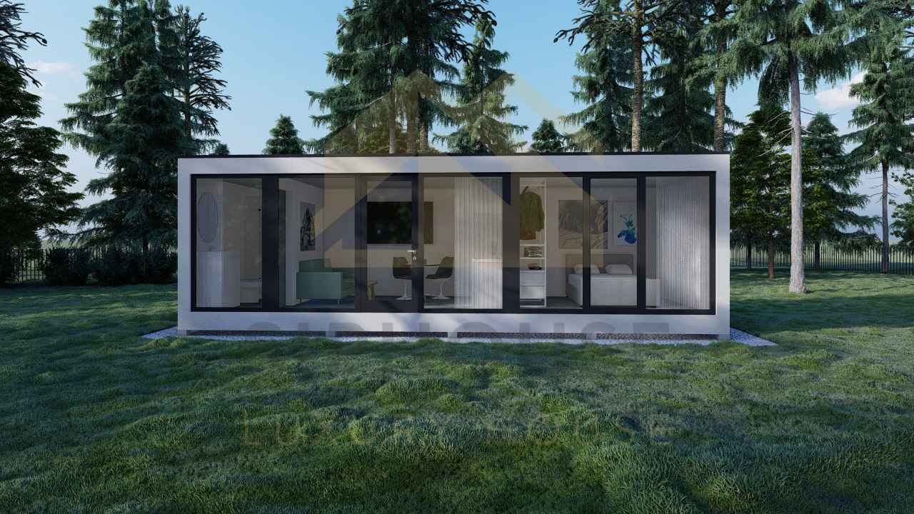 Modern Tiny House Palmas, 23 m² by Casitas Prefabricadas — image 1