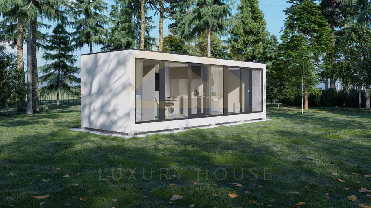Modern Tiny House Palmas, 23 m² by Casitas Prefabricadas — image 3