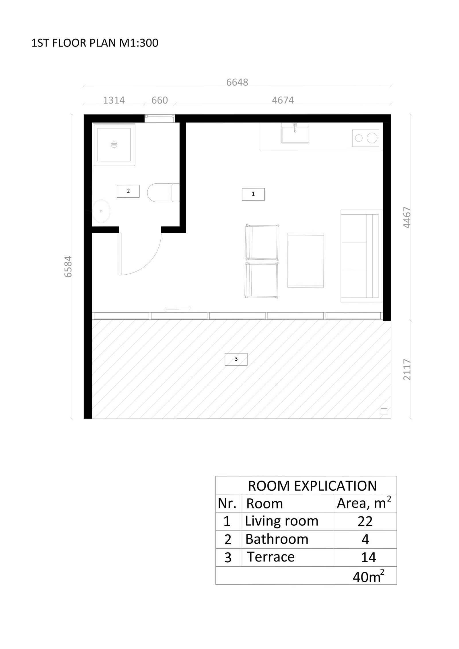 Modular Home Antalya, 40 m² by Casitas Prefabricadas — image 5
