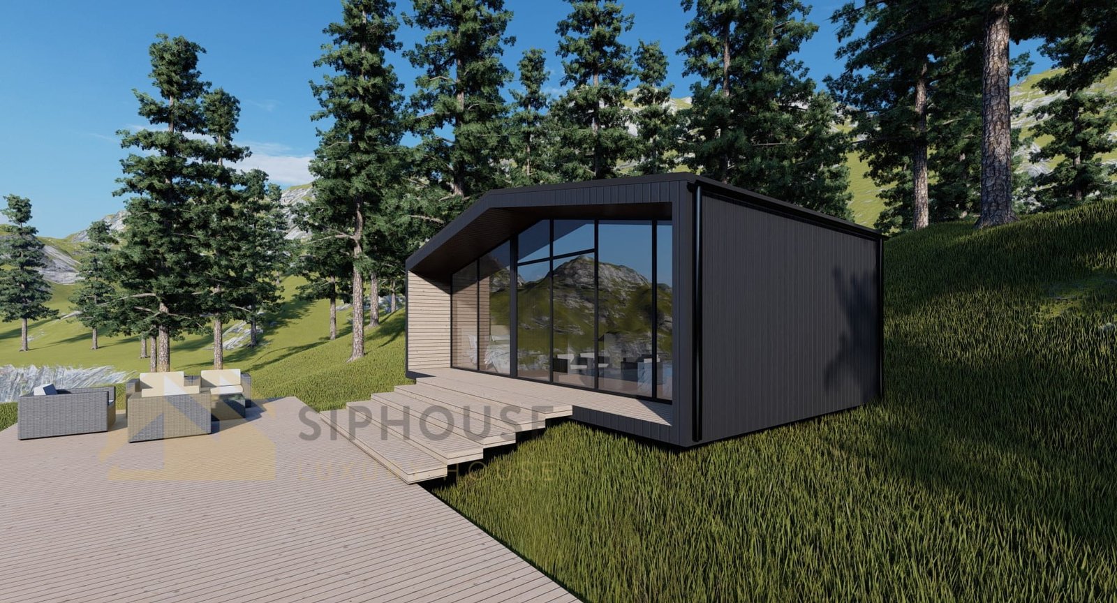 Modular Home Dukhan, 34 m² by Casitas Prefabricadas — image 3