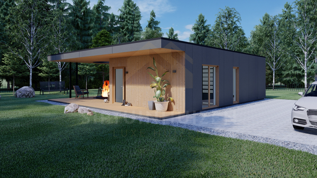 Modular Home Dunglas, 103 m² by Casitas Prefabricadas — image 1
