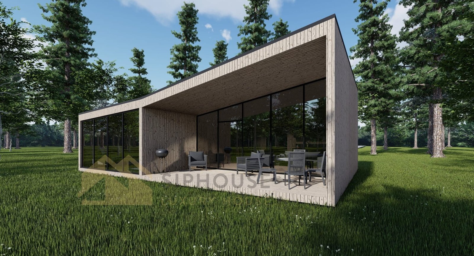 Modular Home Tallin, 80 m² by Casitas Prefabricadas — image 1