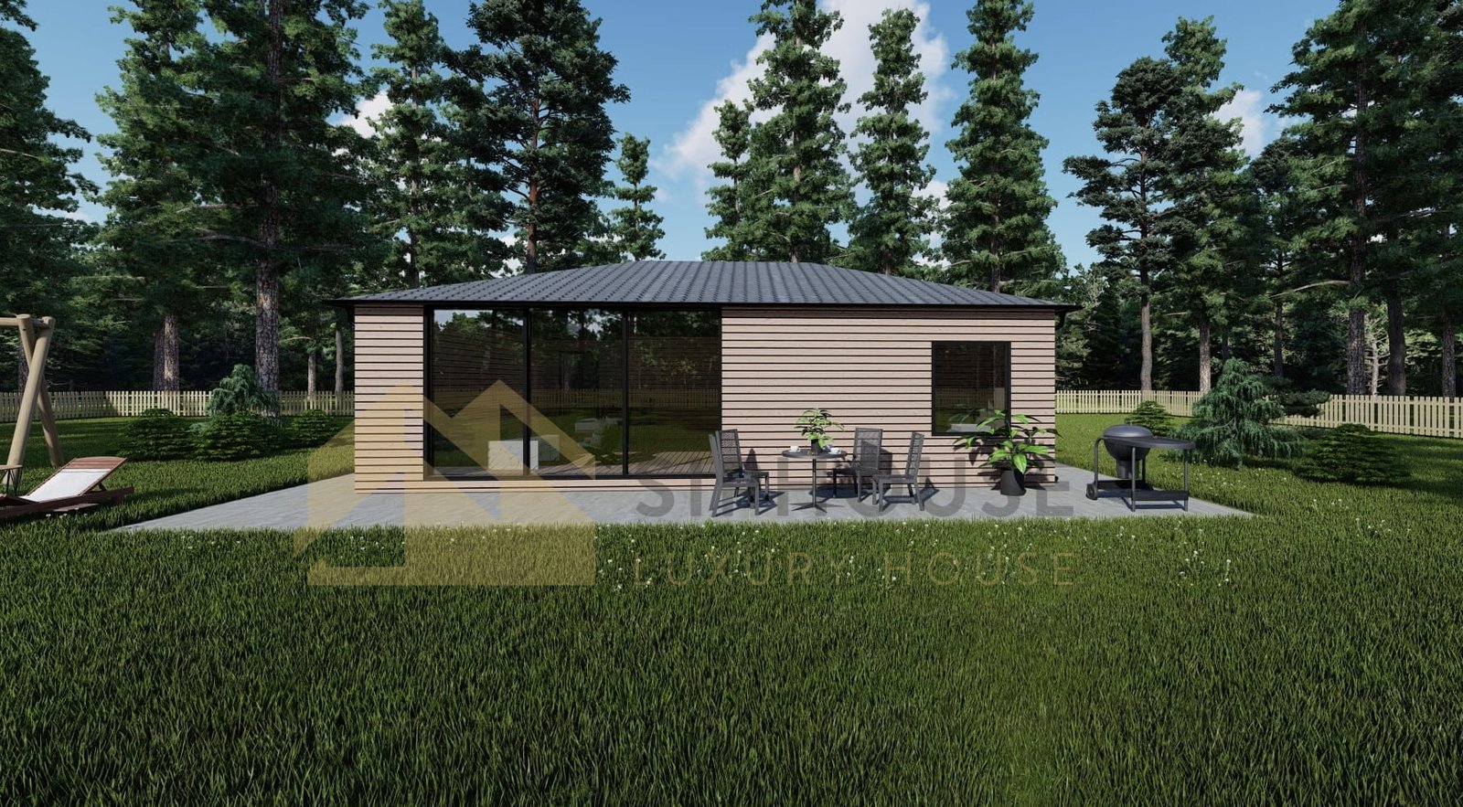 Modular Home Warsaw, 78 m² by Casitas Prefabricadas — image 2