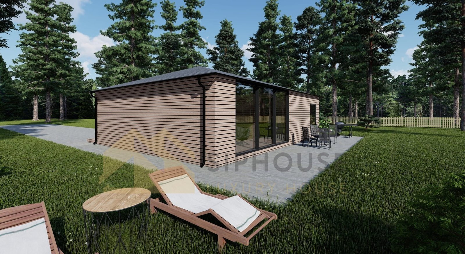 Modular Home Warsaw, 78 m² by Casitas Prefabricadas — image 3