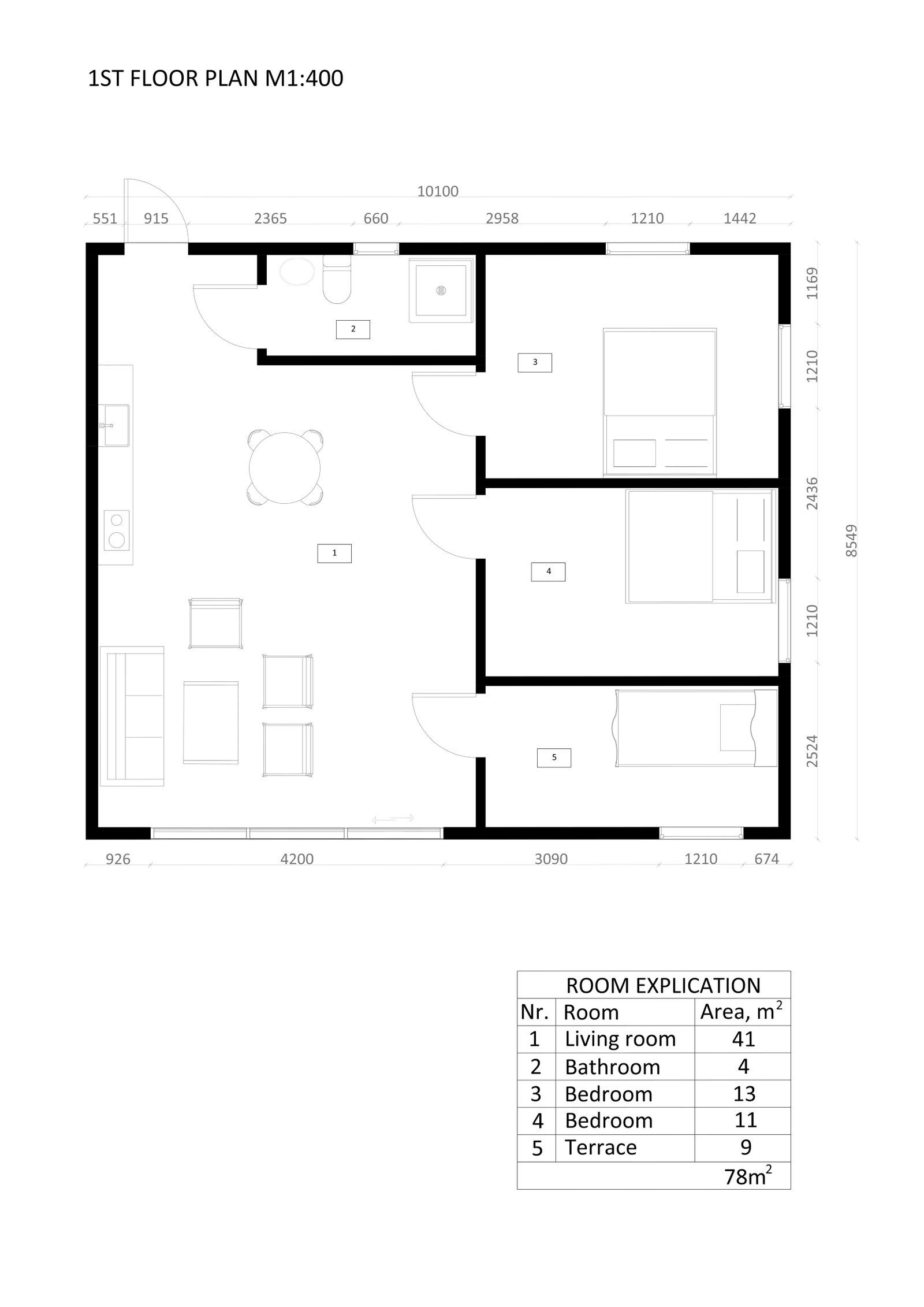 Modular Home Warsaw, 78 m² by Casitas Prefabricadas — image 5