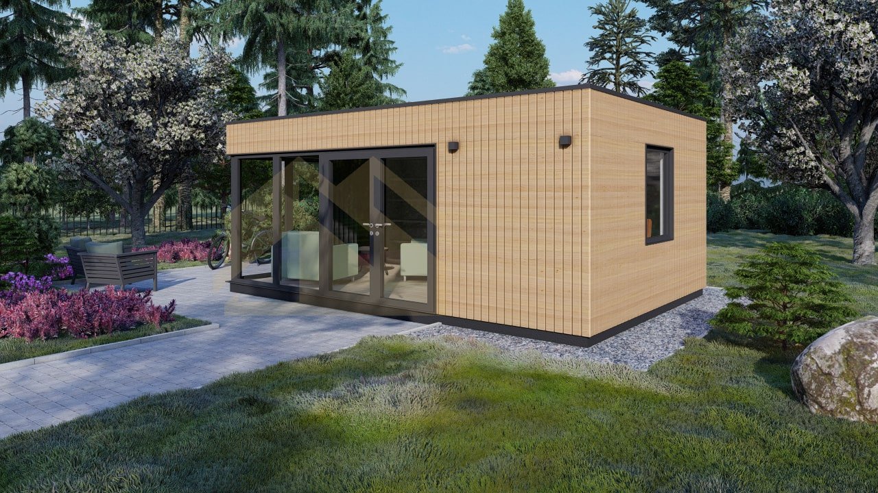 SIP Casa De Madera Marseille, 24 m² by Casitas Prefabricadas — image 3
