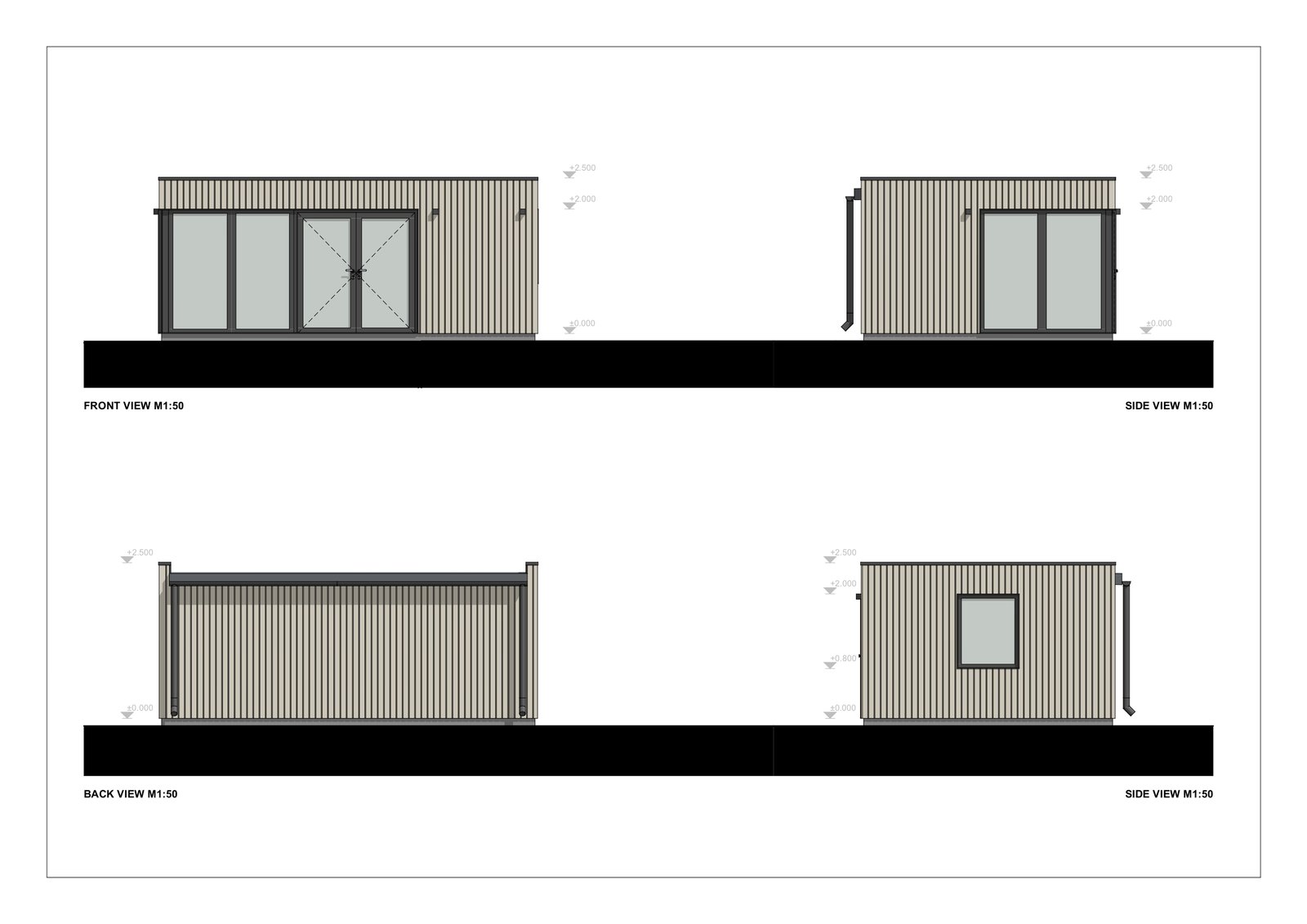 SIP Casa De Madera Marseille, 24 m² by Casitas Prefabricadas — image 5
