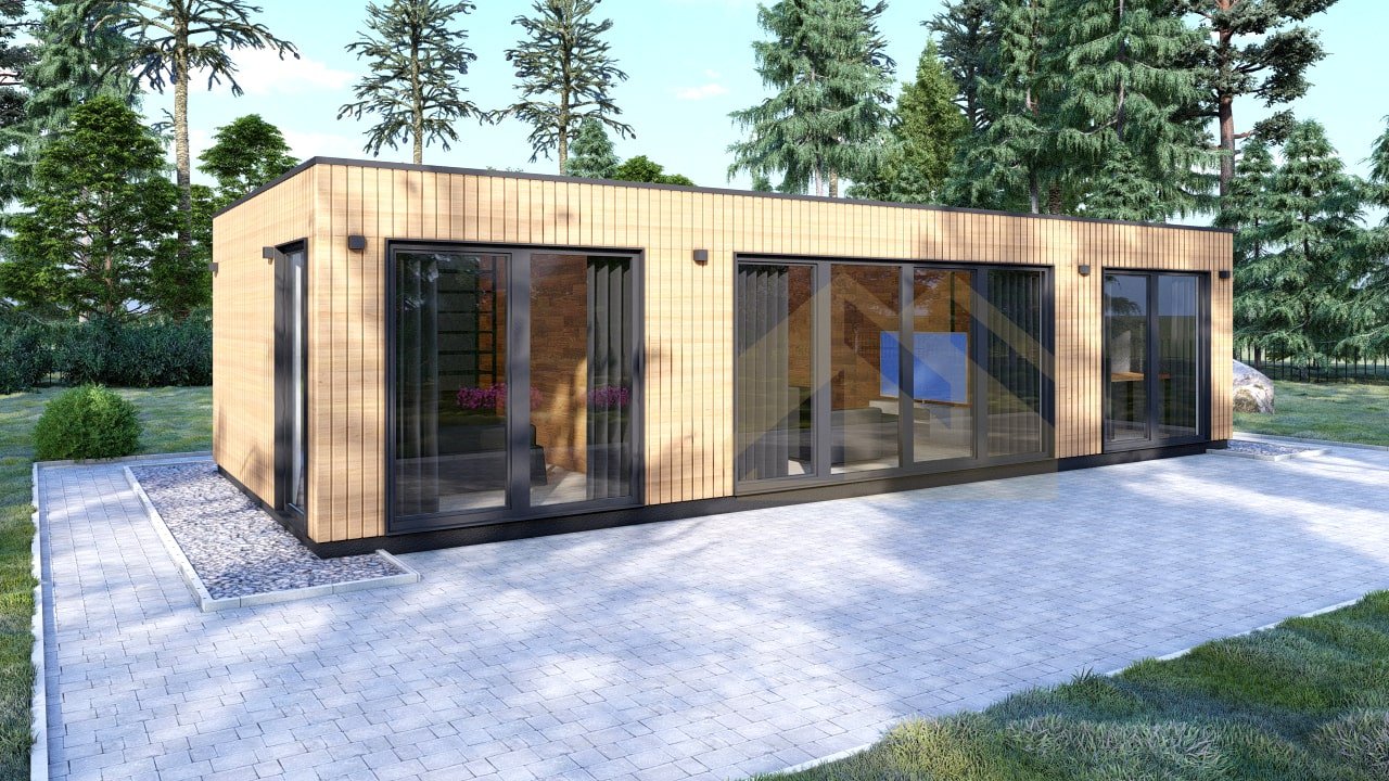 SIP Casa De Madera Nimes, 47 m² by Casitas Prefabricadas — image 3