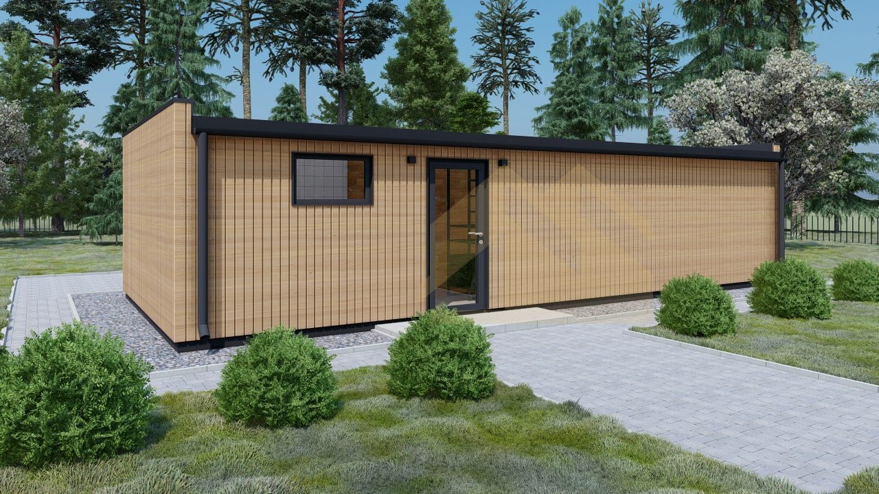 SIP Casa De Madera Nimes, 47 m² by Casitas Prefabricadas — image 4