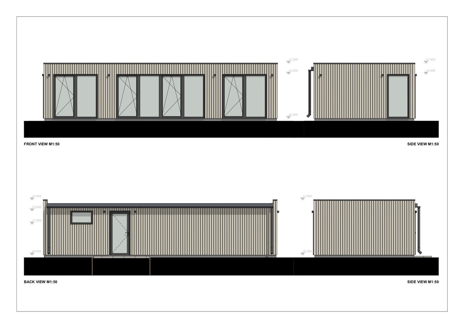 SIP Casa De Madera Nimes, 47 m² by Casitas Prefabricadas — image 5