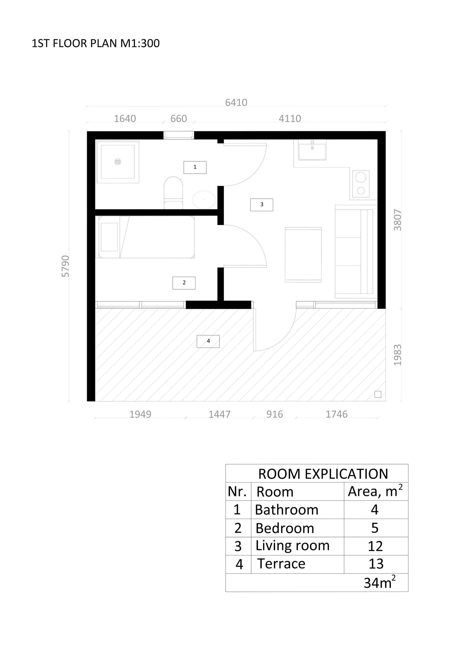 Tiny House Hull, 34 m² by Casitas Prefabricadas — image 5