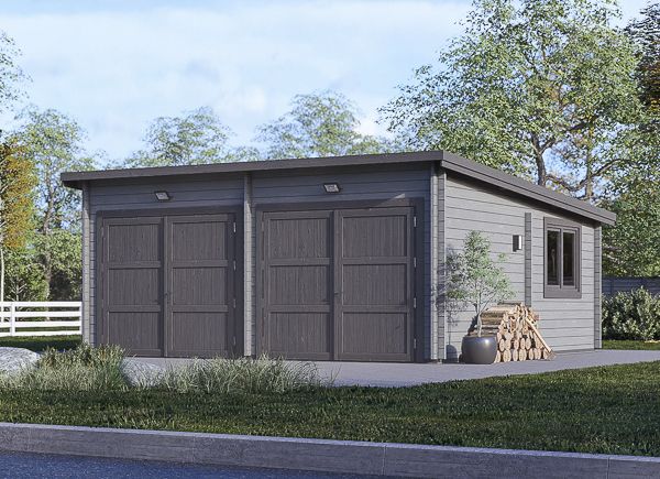 Wooden Garage (Garage en bois) by Chalet de Jardin — image 2
