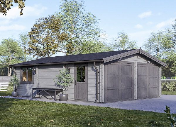 Wooden Garage (Garage en bois) by Chalet de Jardin — image 3