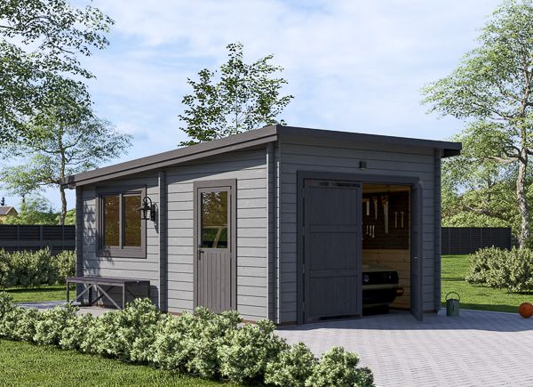 Wooden Garage (Garage en bois) by Chalet de Jardin — image 4