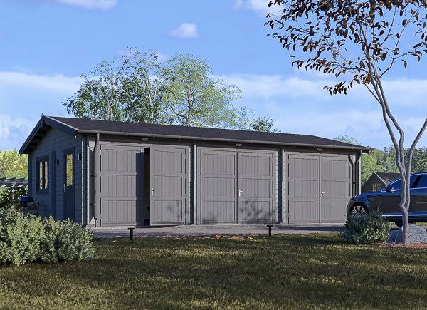 Wooden Garage (Garage en bois) by Chalet de Jardin — image 5